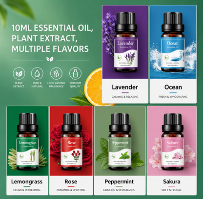 ✨ Smart Aroma Diffuser & Humidifier – Adjustable Mist Control 🌿